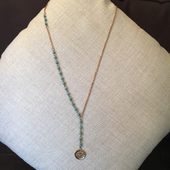 Jewelry - Turquoise and Gold necklace